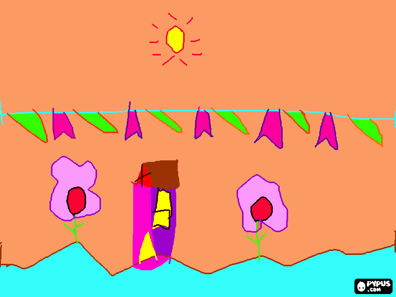 lindo dia de flor para colorir e imprimir