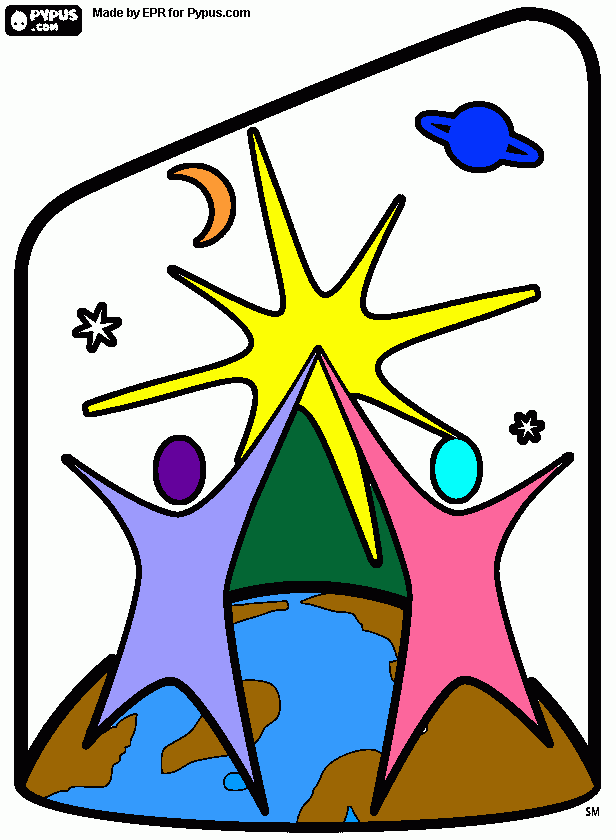 lino para colorir e imprimir