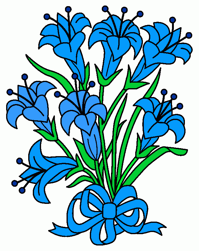 lirios para colorir e imprimir