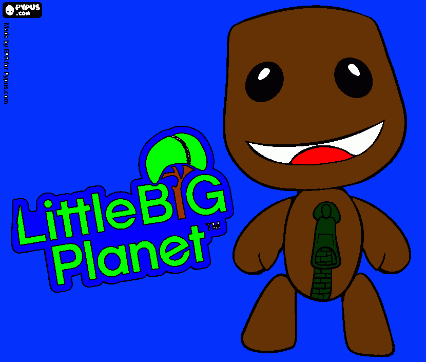 Little big planet para colorir e imprimir