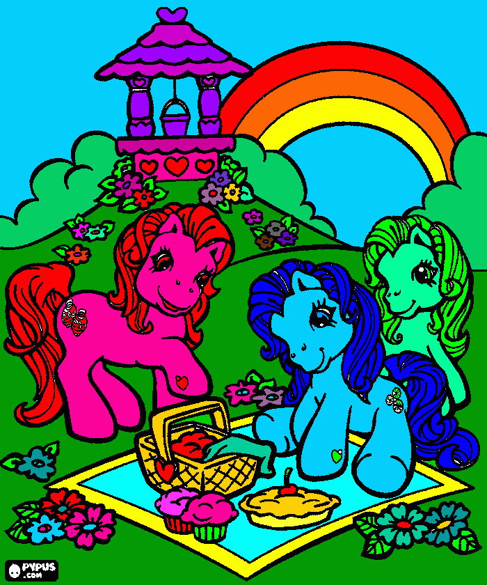 little pony a amizade é mágica... para colorir e imprimir