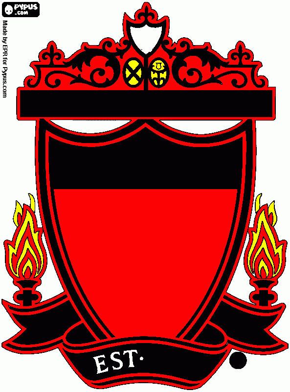 LIVERPOL para colorir e imprimir