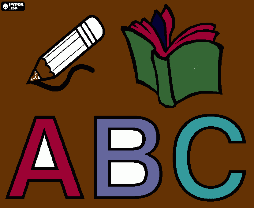 livro lapis alfabeto para colorir e imprimir