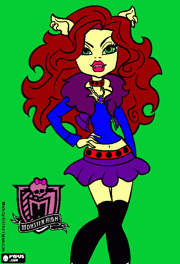 lobinha para colorir e imprimir