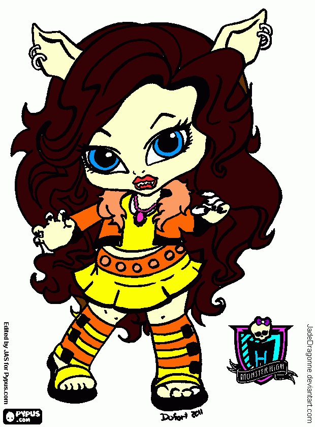 lobita para colorir e imprimir