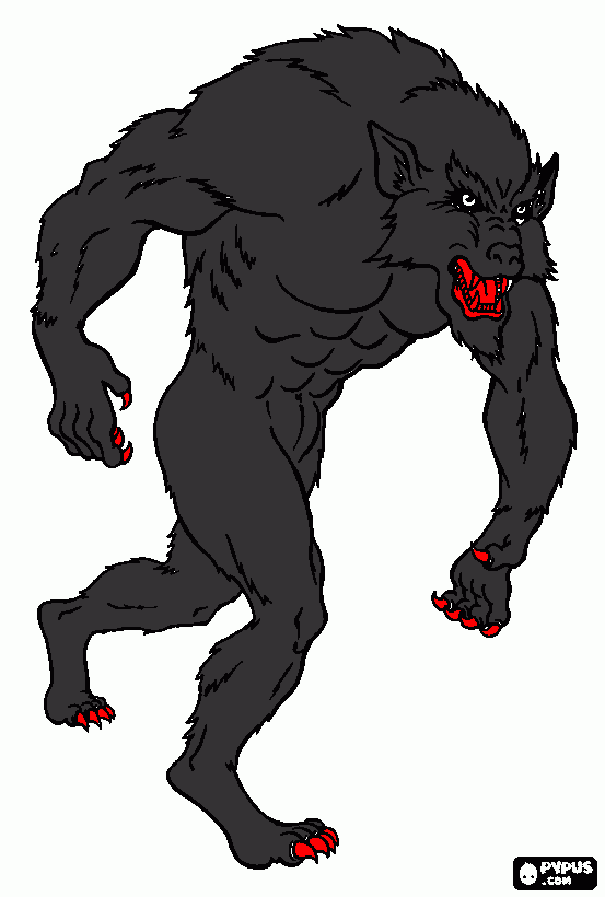 lobsomem para colorir e imprimir