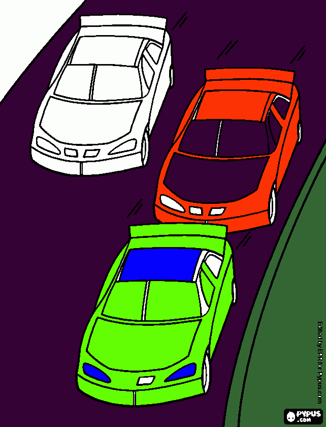 LOCO  POR  CARROS para colorir e imprimir