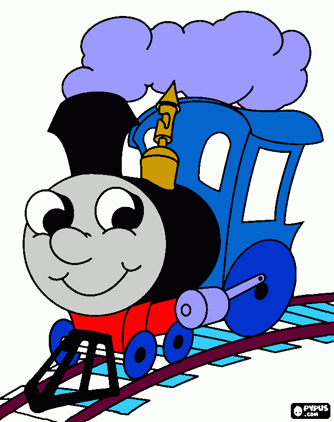 locomotiva do thomas para colorir e imprimir