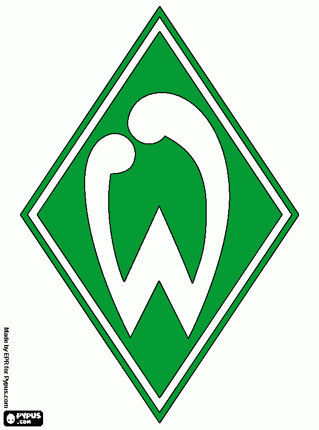 Logo do Sport-Verein Werder Bremen para colorir e imprimir