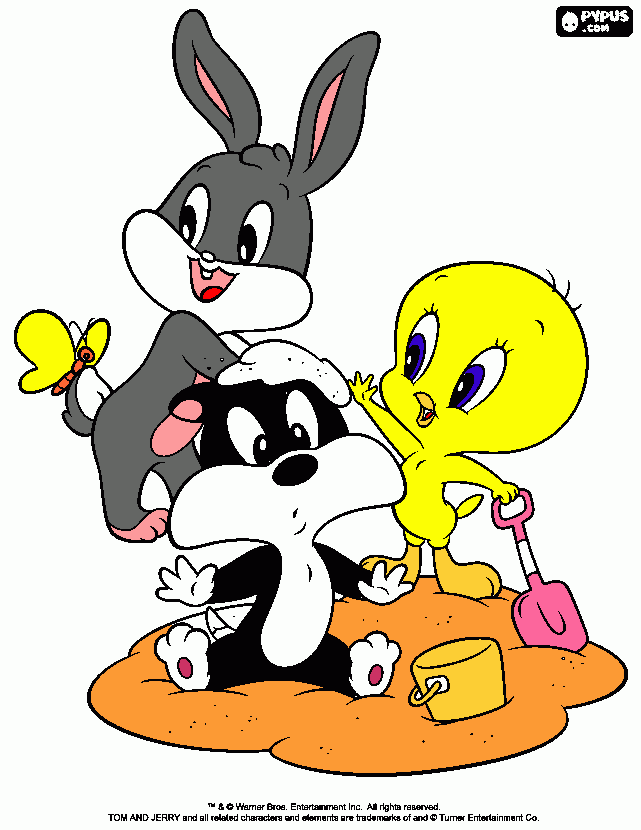 looney tones para colorir e imprimir