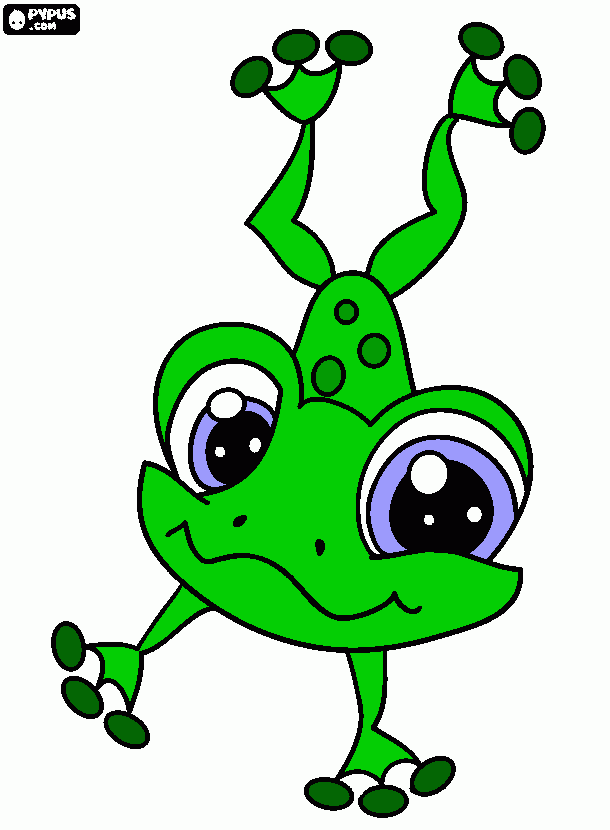 lps sapo para colorir e imprimir
