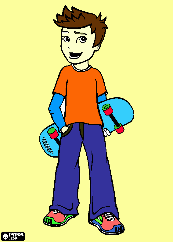 Luan para colorir e imprimir