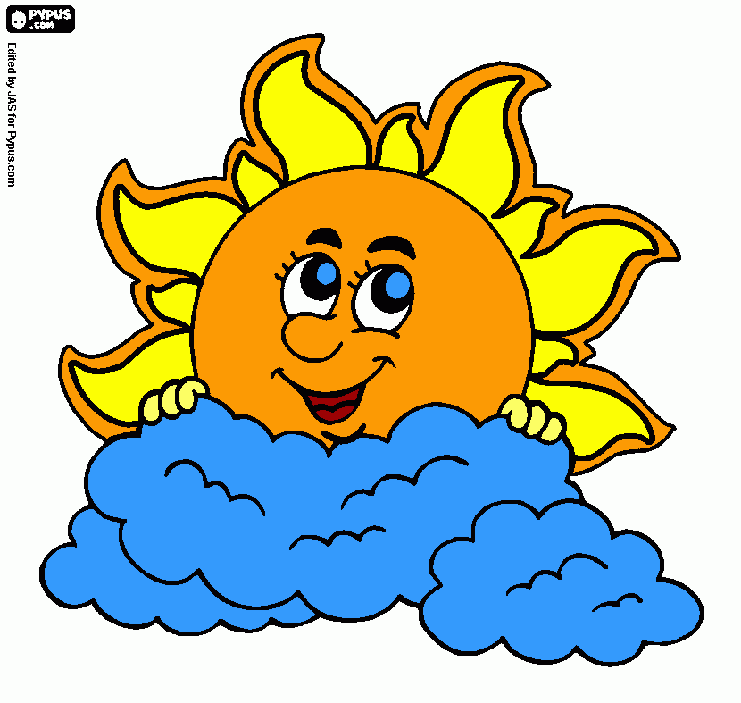 luana o sol representa  felicidade também muito lindo1 para colorir e imprimir