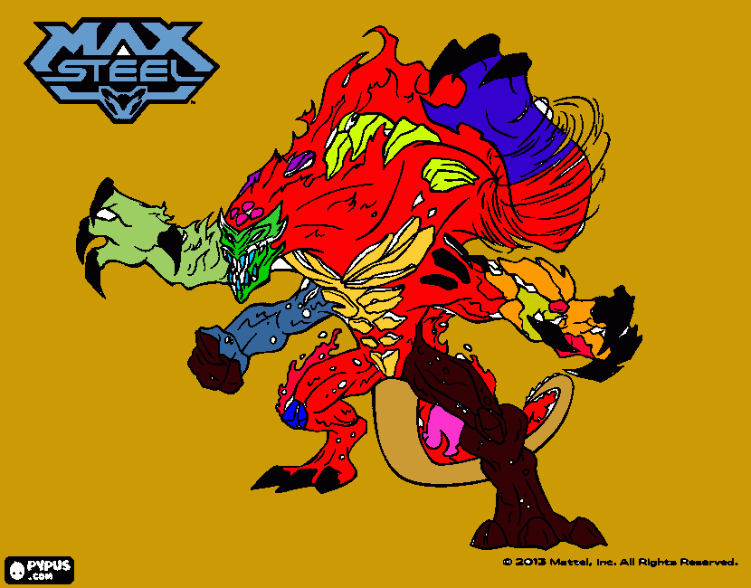 lutador selvagem para colorir e imprimir