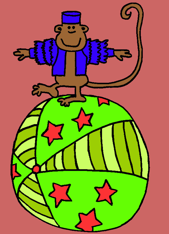 Macaquinho para colorir e imprimir