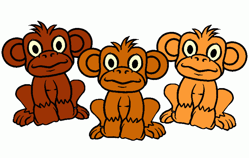 macaquinhos para colorir e imprimir