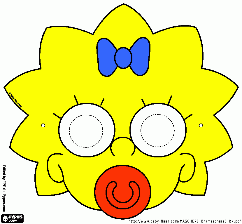 magie simpsom para colorir e imprimir