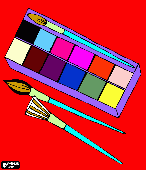 Mak para colorir e imprimir