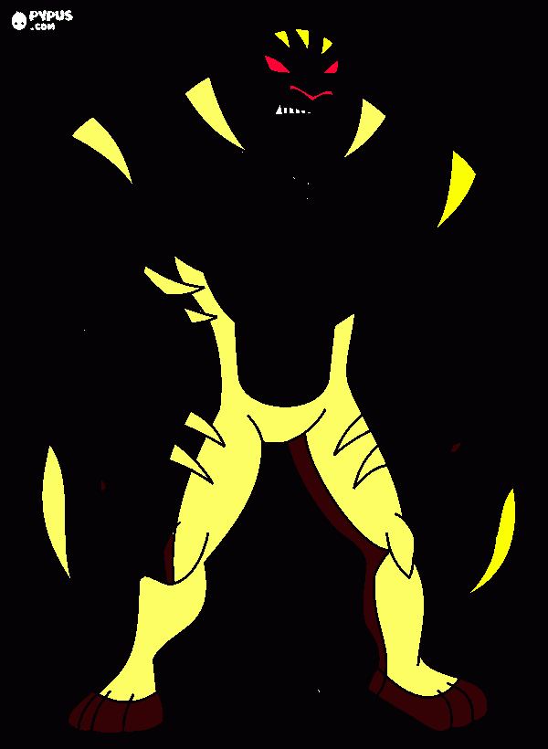 maligno para colorir e imprimir