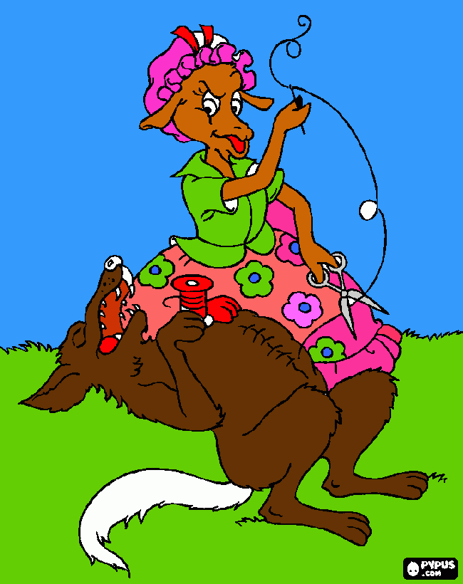 mamae cabra para colorir e imprimir