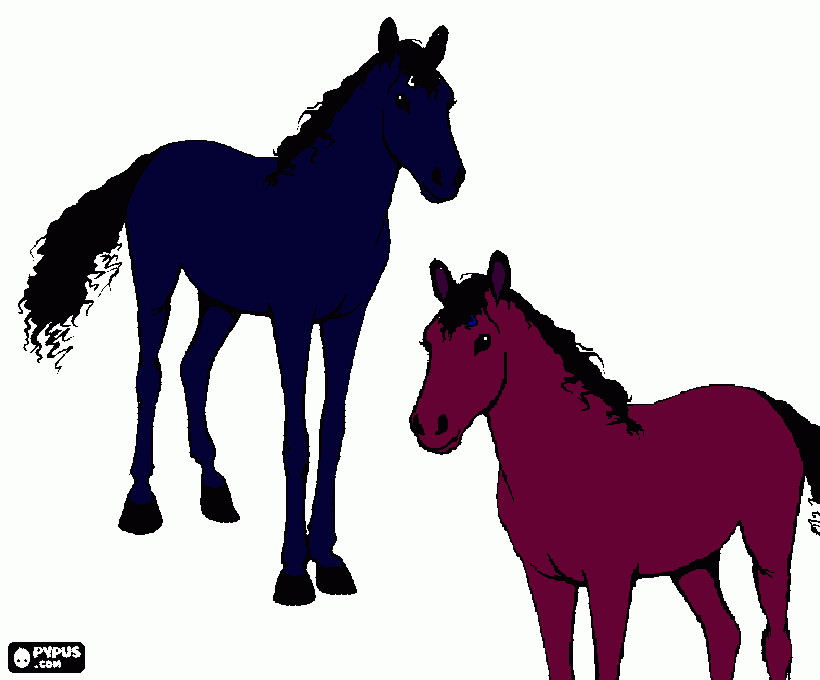 MAMAE E FILIA para colorir e imprimir