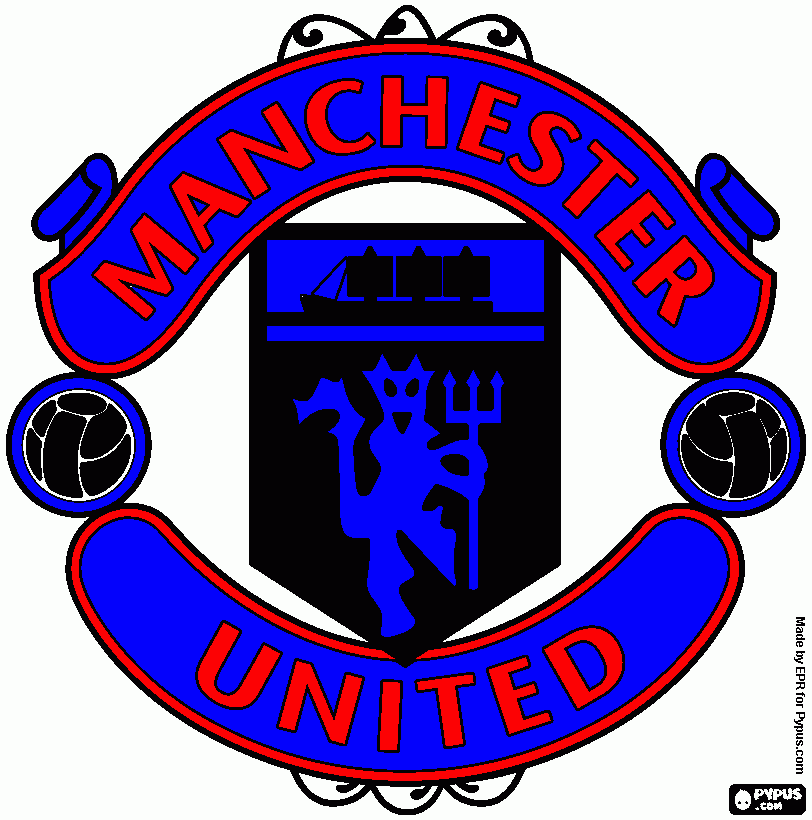 Man UTD para colorir e imprimir