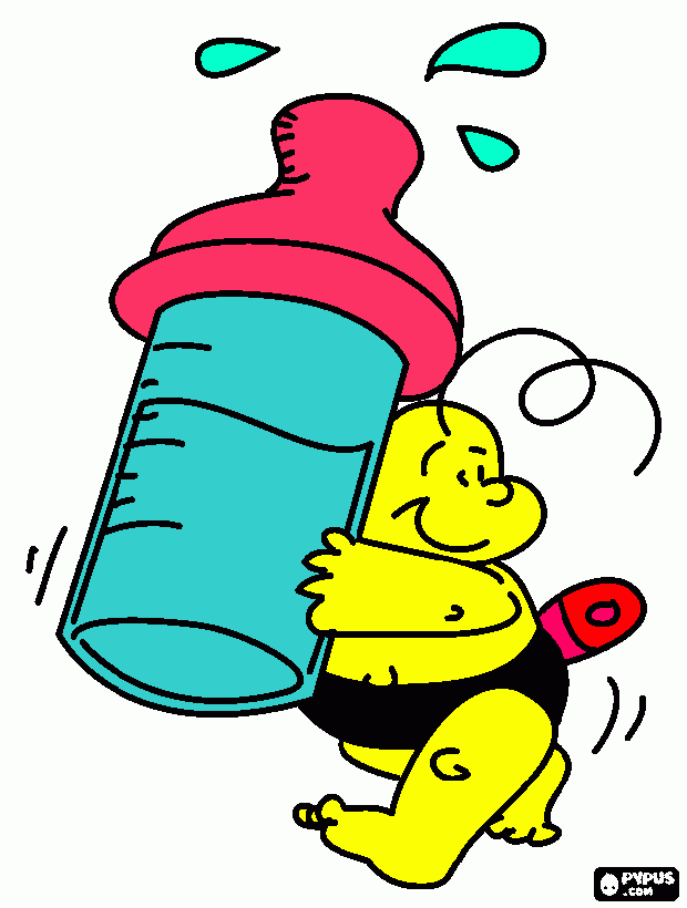 mana para colorir e imprimir