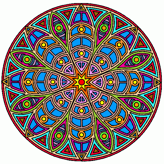 Mandala pro meu amor verdadeiro! para colorir e imprimir