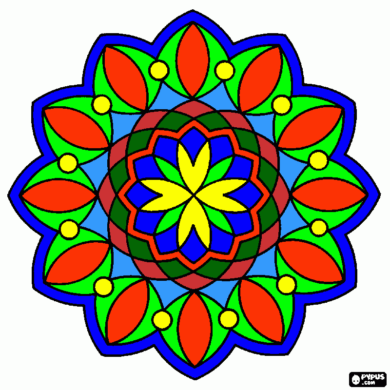 mandala para colorir e imprimir