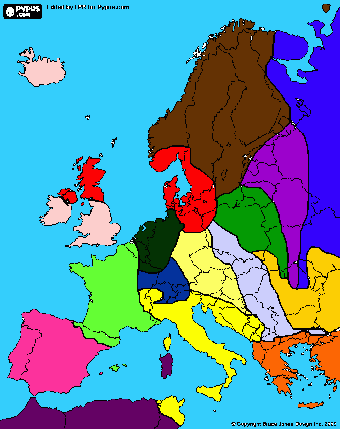 mapa 1 para colorir e imprimir