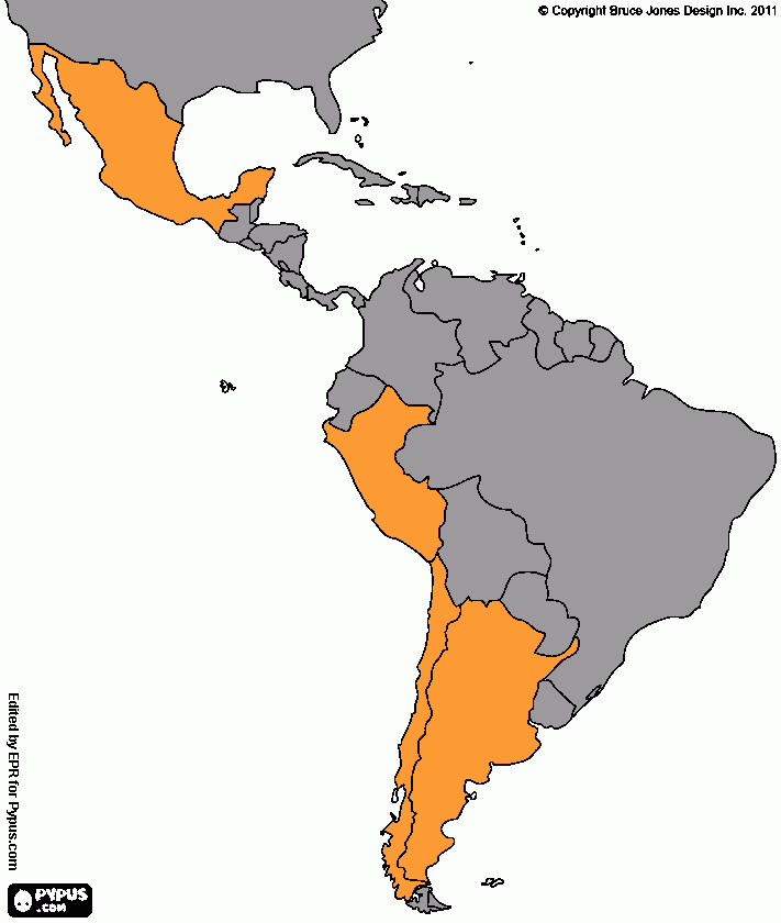 Mapa Nextel atualizado para colorir e imprimir