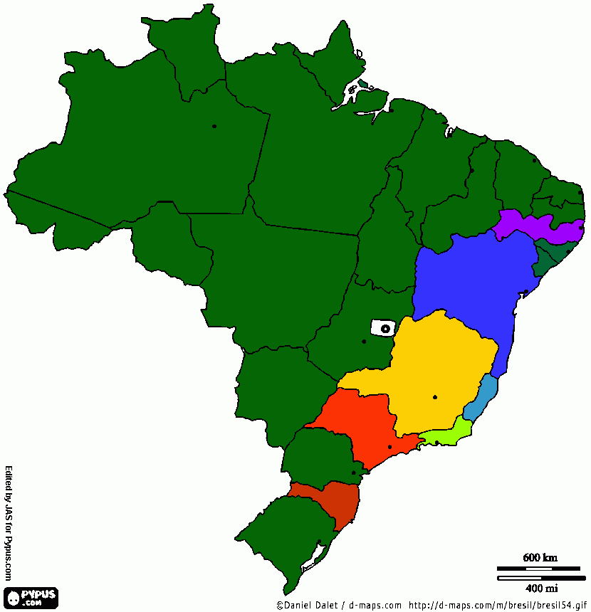 mapa pint para colorir e imprimir