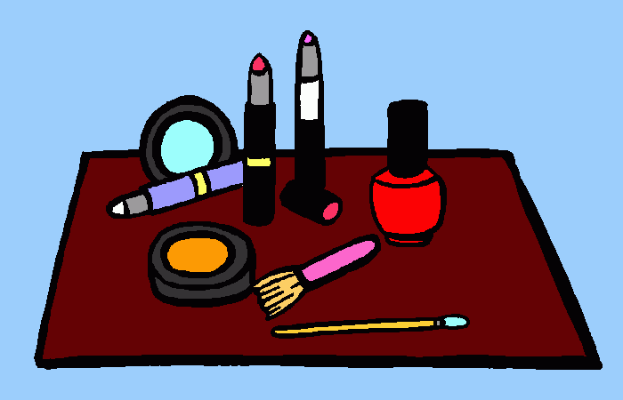 maquiagem para colorir e imprimir