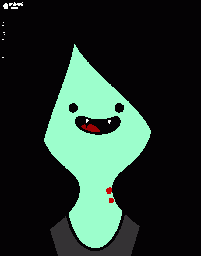 Marceline amo ela para colorir e imprimir