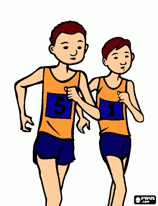 marcha para colorir e imprimir