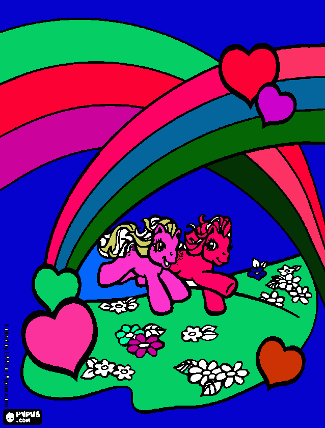 marilia pony para colorir e imprimir