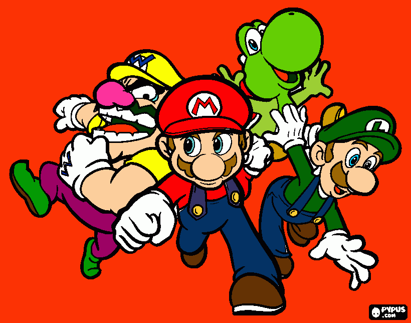 Mario Matheus para colorir e imprimir