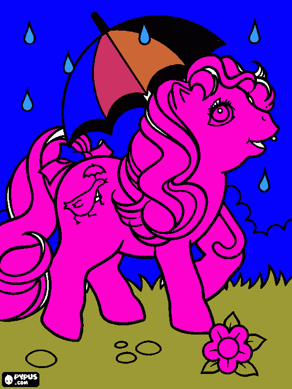 mariroponey para colorir e imprimir