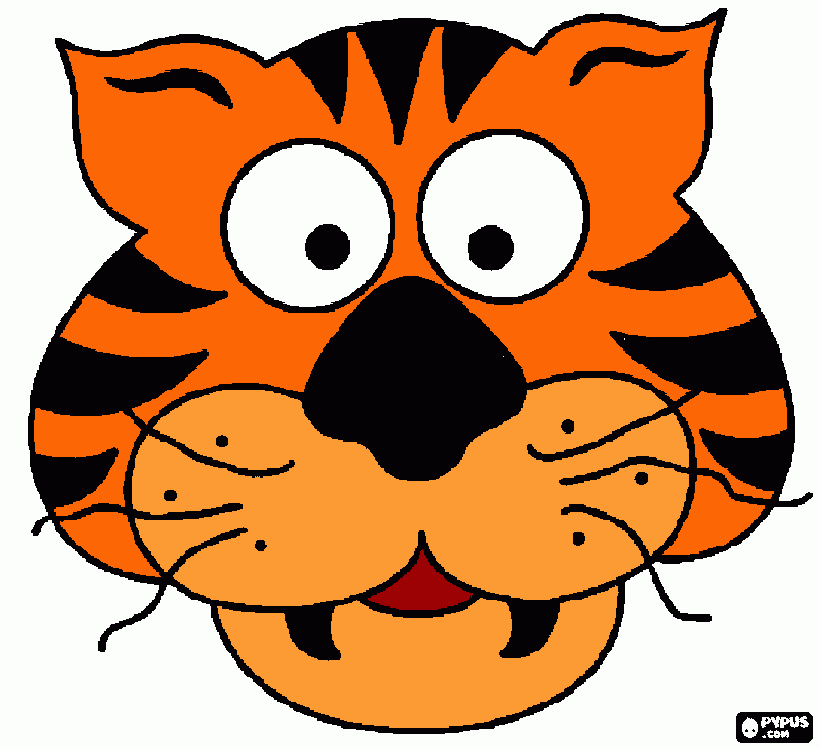 Mascara de sherkan para colorir e imprimir