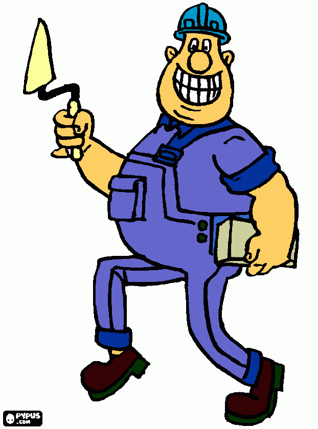 Mascote SIPAT para colorir e imprimir