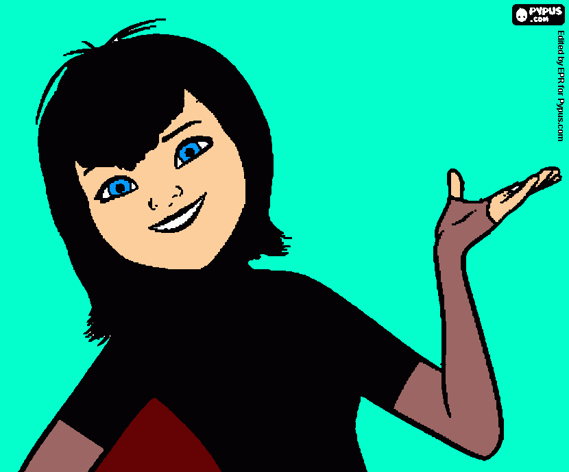 mavis- hotel transilvania para colorir e imprimir