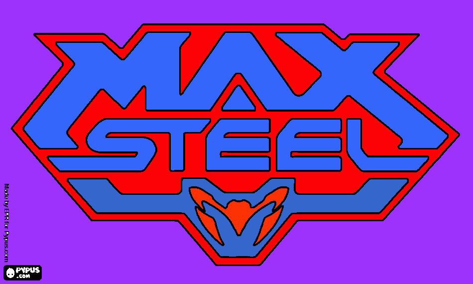 max esteel para colorir e imprimir