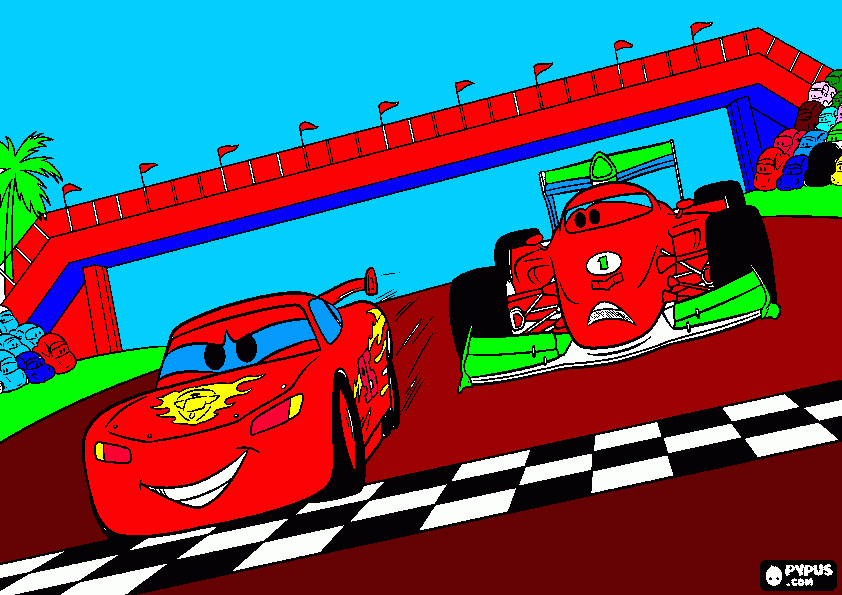 McQueen para colorir e imprimir
