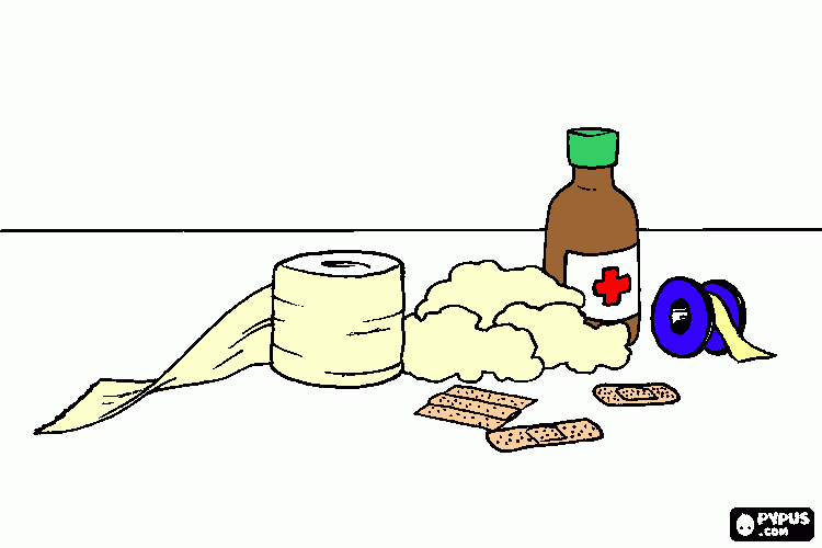 medicamentos para colorir e imprimir