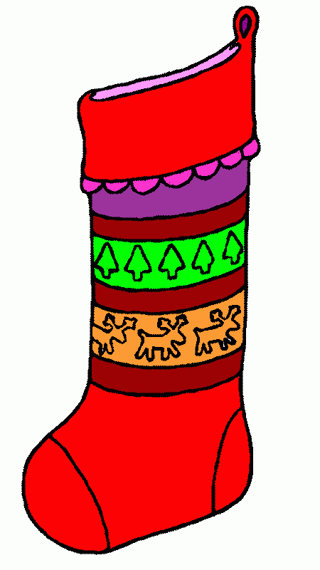 meia do papai noel para colorir e imprimir