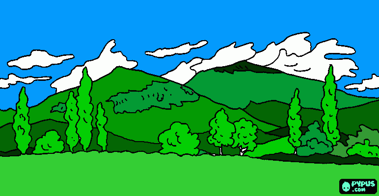 meio ambiente saudável... para colorir e imprimir