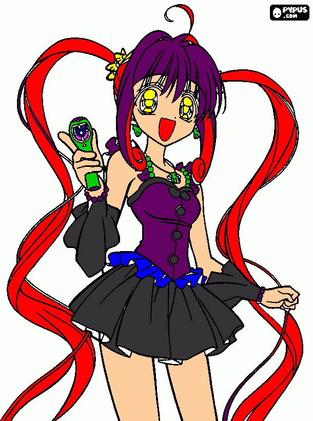 menina gotica para colorir e imprimir