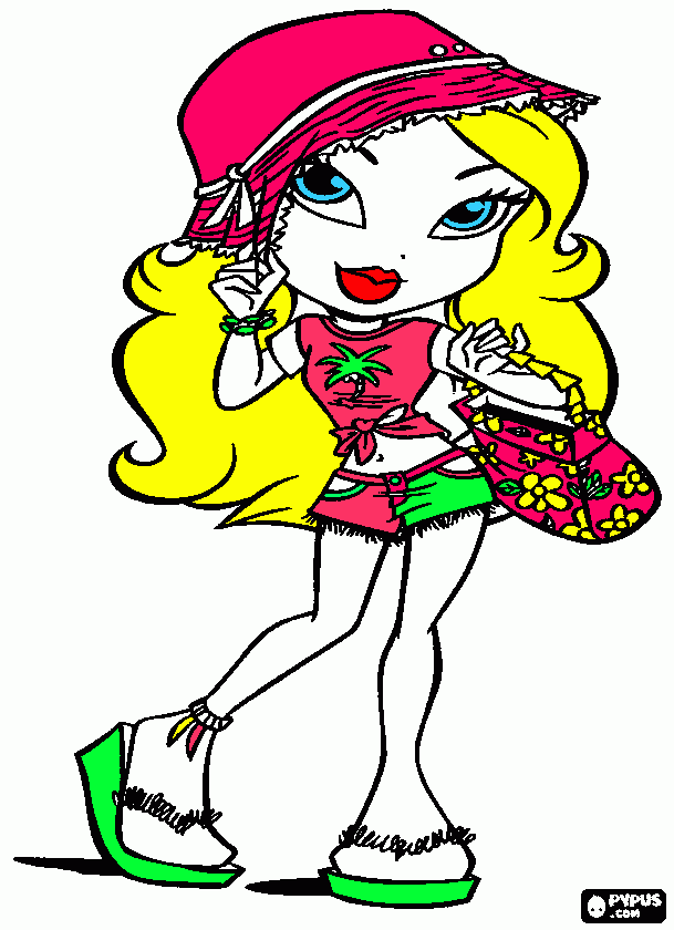 menina sapeca para colorir e imprimir