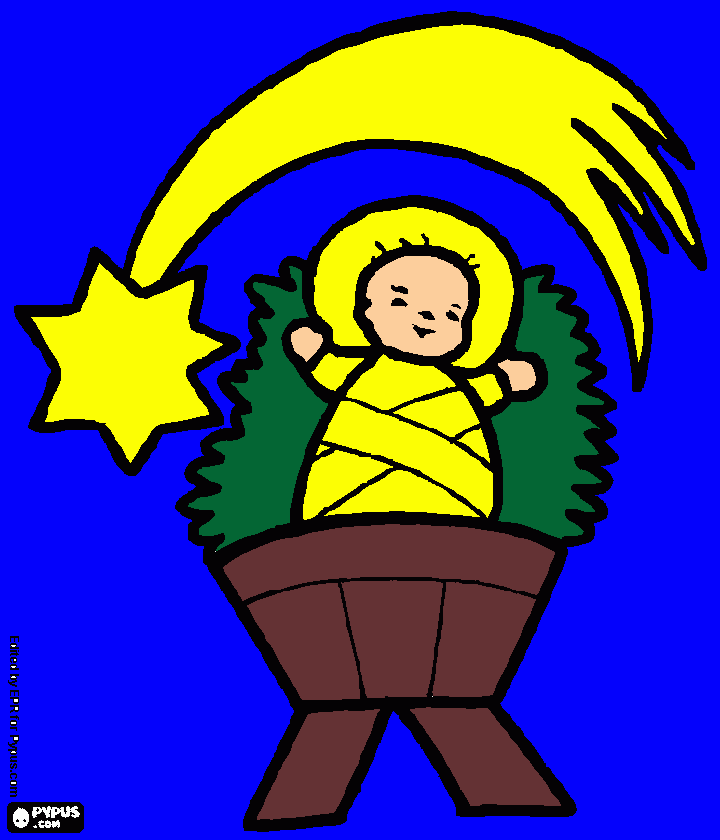 menino deus para colorir e imprimir