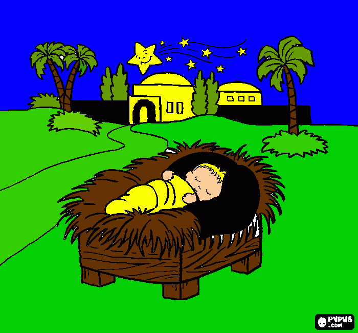 meninojesusdorme para colorir e imprimir